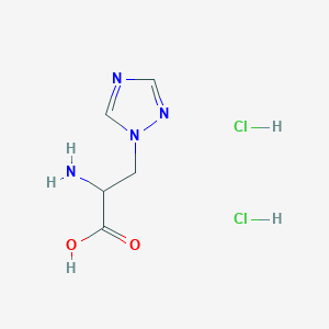 2-Amino-3-(1H-1,2,4-triazol-1-yl)propanoic acid dihydrochloride - 2095409-16-6