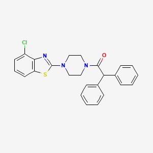 1-(4-(4-Chlorobenzo[d]thiazol-2-yl)piperazin-1-yl)-2,2-diphenylethanone - 922626-63-9