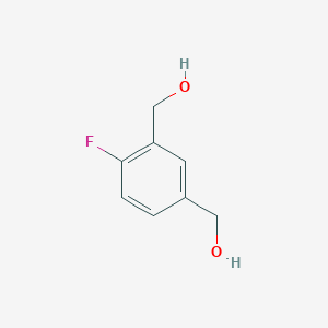 [2-Fluoro-5-(hydroxymethyl)phenyl]methanol - 1864060-47-8