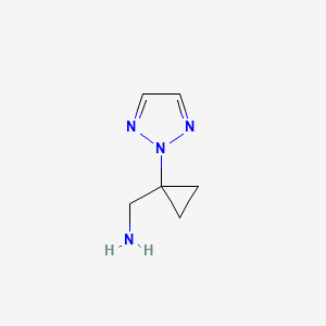 [1-(Triazol-2-yl)cyclopropyl]methanamine - 2287289-36-3