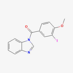 (1H-benzo[d]imidazol-1-yl)(3-iodo-4-methoxyphenyl)methanone - 587841-45-0