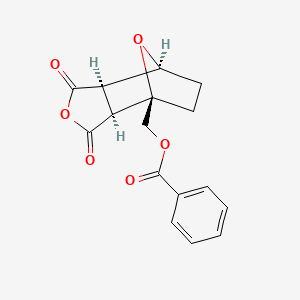 [(1R,2S,6R,7S)-3,5-dioxo-4,10-dioxatricyclo[5.2.1.0^{2,6}]decan-1-yl]methyl benzoate - 1418113-77-5