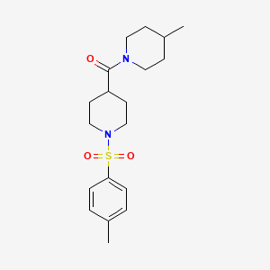 (4-Methylpiperidin-1-yl)(1-tosylpiperidin-4-yl)methanone - 378193-28-3