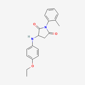 3-((4-Ethoxyphenyl)amino)-1-(o-tolyl)pyrrolidine-2,5-dione - 1008695-28-0
