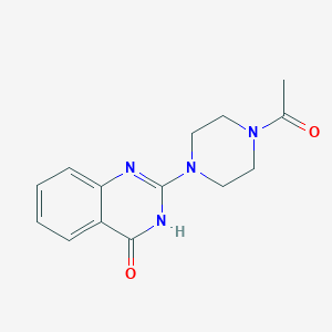 2-(4-Acetylpiperazin-1-yl)-3,4-dihydroquinazolin-4-one - 134250-02-5