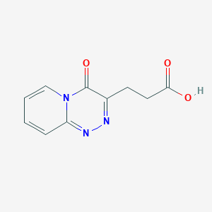 3-(4-oxo-4H-pyrido[2,1-c][1,2,4]triazin-3-yl)propanoic acid - 1401319-09-2