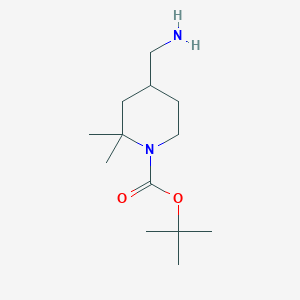 tert-Butyl 4-(aminomethyl)-2,2-dimethylpiperidine-1-carboxylate - 1534465-74-1