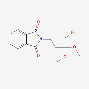 2-(4-Bromo-3,3-dimethoxybutyl)isoindole-1,3-dione - 126435-01-6