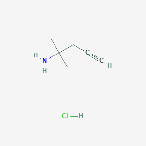 2-Methylpent-4-yn-2-amine hydrochloride - 2225146-33-6