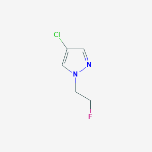 4-chloro-1-(2-fluoroethyl)-1H-pyrazole - 1429419-75-9
