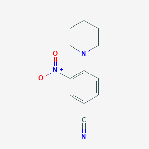 3-Nitro-4-piperidin-1-ylbenzonitrile - 32117-03-6