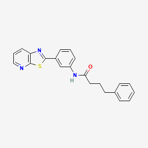 4-Phenyl-N-(3-{[1,3]thiazolo[5,4-B]pyridin-2-YL}phenyl)butanamide - 863589-30-4