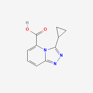 3-Cyclopropyl-[1,2,4]triazolo[4,3-a]pyridine-5-carboxylic acid - 1525271-10-6