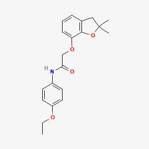 2-[(2,2-dimethyl-2,3-dihydro-1-benzofuran-7-yl)oxy]-N-(4-ethoxyphenyl)acetamide - 939157-09-2