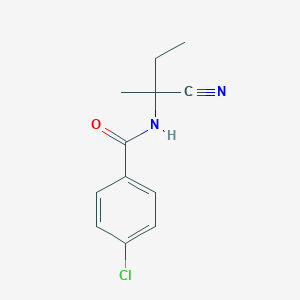 4-chloro-N-(1-cyano-1-methylpropyl)benzamide - 1249546-88-0