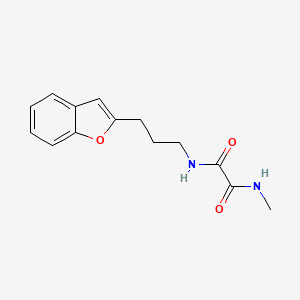 N1-(3-(benzofuran-2-yl)propyl)-N2-methyloxalamide - 2034457-92-4