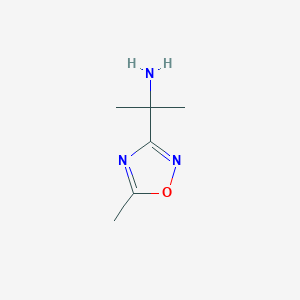 2-(5-Methyl-1,2,4-oxadiazol-3-yl)propan-2-amine - 1153831-97-0