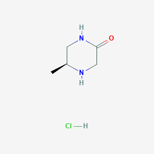 (5S)-5-methyl-2-piperazinone hydrochloride - 1609388-47-7