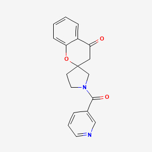 1'-Nicotinoylspiro[chroman-2,3'-pyrrolidin]-4-one - 1795083-49-6