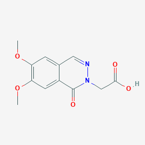 2-(6,7-Dimethoxy-1-oxo-1,2-dihydrophthalazin-2-yl)acetic acid - 2059993-25-6