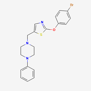 1-{[2-(4-Bromophenoxy)-1,3-thiazol-5-yl]methyl}-4-phenylpiperazine - 692738-17-3