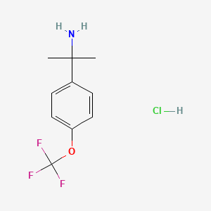 2-[4-(Trifluoromethoxy)phenyl]propan-2-amine hydrochloride - 1797943-59-9