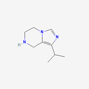 Imidazo[1,5-a]pyrazine,5,6,7,8-tetrahydro-1-(1-methylethyl)- - 1368106-54-0