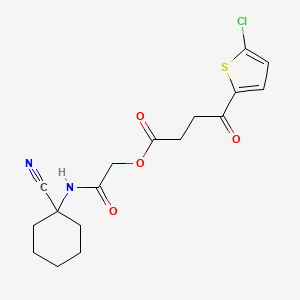 [2-[(1-Cyanocyclohexyl)amino]-2-oxoethyl] 4-(5-chlorothiophen-2-yl)-4-oxobutanoate - 923774-78-1