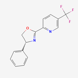 (R)-4-Phenyl-2-(5-(trifluoromethyl)pyridin-2-yl)-4,5-dihydrooxazole - 1835671-08-3