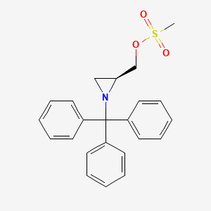 [(2S)-1-(triphenylmethyl)aziridin-2-yl]methyl methanesulfonate - 1095273-25-8