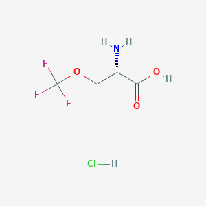 (2S)-2-Amino-3-(trifluoromethoxy)propanoic acid;hydrochloride - 2450267-19-1