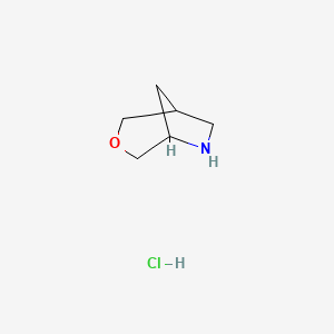 3-Oxa-6-azabicyclo[3.2.1]octane;hydrochloride - 2567503-64-2
