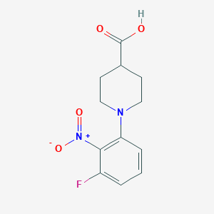 1-(3-Fluoro-2-nitrophenyl)piperidine-4-carboxylic acid - 1179098-08-8