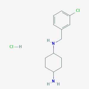 N1-(3-Chlorobenzyl)cyclohexane-1,4-diamine hydrochloride - 1366386-58-4