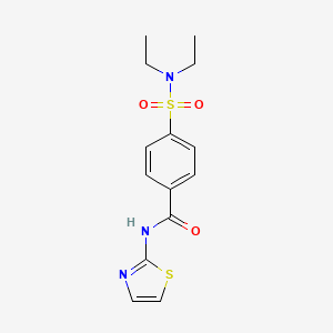 4-(diethylsulfamoyl)-N-(1,3-thiazol-2-yl)benzamide - 300697-42-1