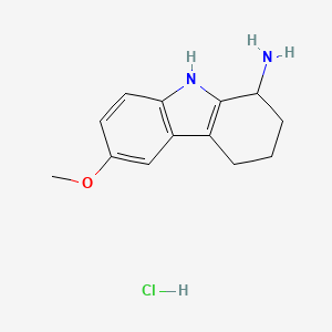 6-Methoxy-2,3,4,9-tetrahydro-1H-carbazol-1-amine;hydrochloride - 2243514-22-7