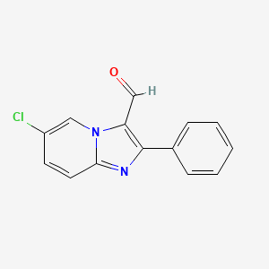6-Chloro-2-phenylimidazo[1,2-a]pyridine-3-carbaldehyde - 727976-26-3