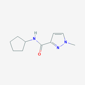 N-cyclopentyl-1-methyl-1H-pyrazole-3-carboxamide - 1052630-87-1