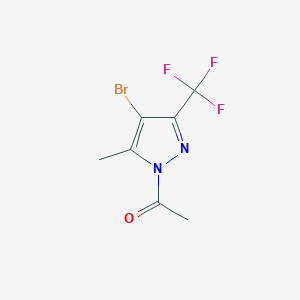 1-Acetyl-4-bromo-5(3)-methyl-3(5)-(trifluoromethyl)pyrazole - 229980-59-0