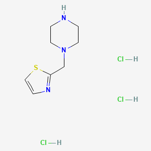 2-(Piperazin-1-ylmethyl)thiazole trihydrochloride - 2470436-38-3