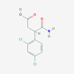 4-Amino-3-(2,4-dichlorophenyl)-4-oxobutanoic acid - 1520394-17-5