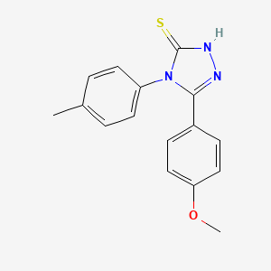 5-(4-methoxyphenyl)-4-(4-methylphenyl)-4H-1,2,4-triazole-3-thiol - 328556-62-3