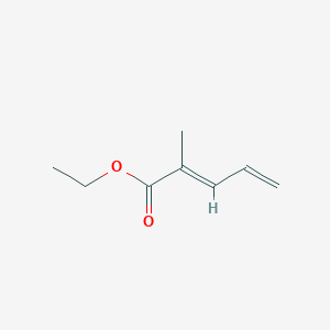 ethyl (2E)-2-methylpenta-2,4-dienoate - 75088-96-9