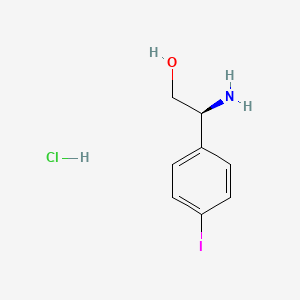 (2S)-2-Amino-2-(4-iodophenyl)ethan-1-ol HCl - 2376106-42-0