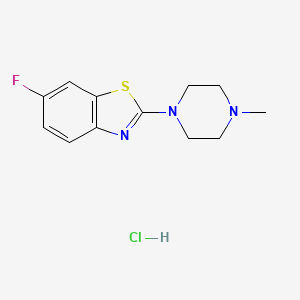 6-Fluoro-2-(4-methylpiperazin-1-yl)benzo[d]thiazole hydrochloride - 1217082-86-4