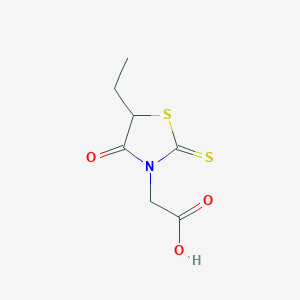 (5-Ethyl-4-oxo-2-thioxo-thiazolidin-3-yl)-acetic acid - 7273-60-1