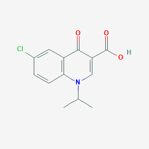 6-chloro-1-isopropyl-4-oxo-1,4-dihydroquinoline-3-carboxylic acid - 952948-55-9