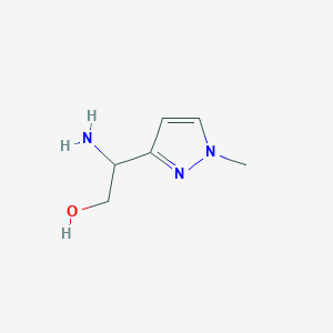 2-Amino-2-(1-methyl-1H-pyrazol-3-yl)ethan-1-ol - 1483931-59-4