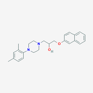 1-[4-(2,4-Dimethylphenyl)piperazin-1-yl]-3-(naphthalen-2-yloxy)propan-2-ol - 694472-58-7