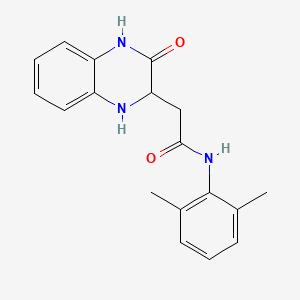 N-(2,6-dimethylphenyl)-2-(3-oxo-1,2,3,4-tetrahydroquinoxalin-2-yl)acetamide - 1248547-33-2